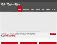 Tablet Screenshot of dealermobilesolutions.com